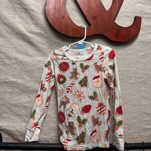 Caden Lane Festive Holiday Kids Shirt - Red and Green